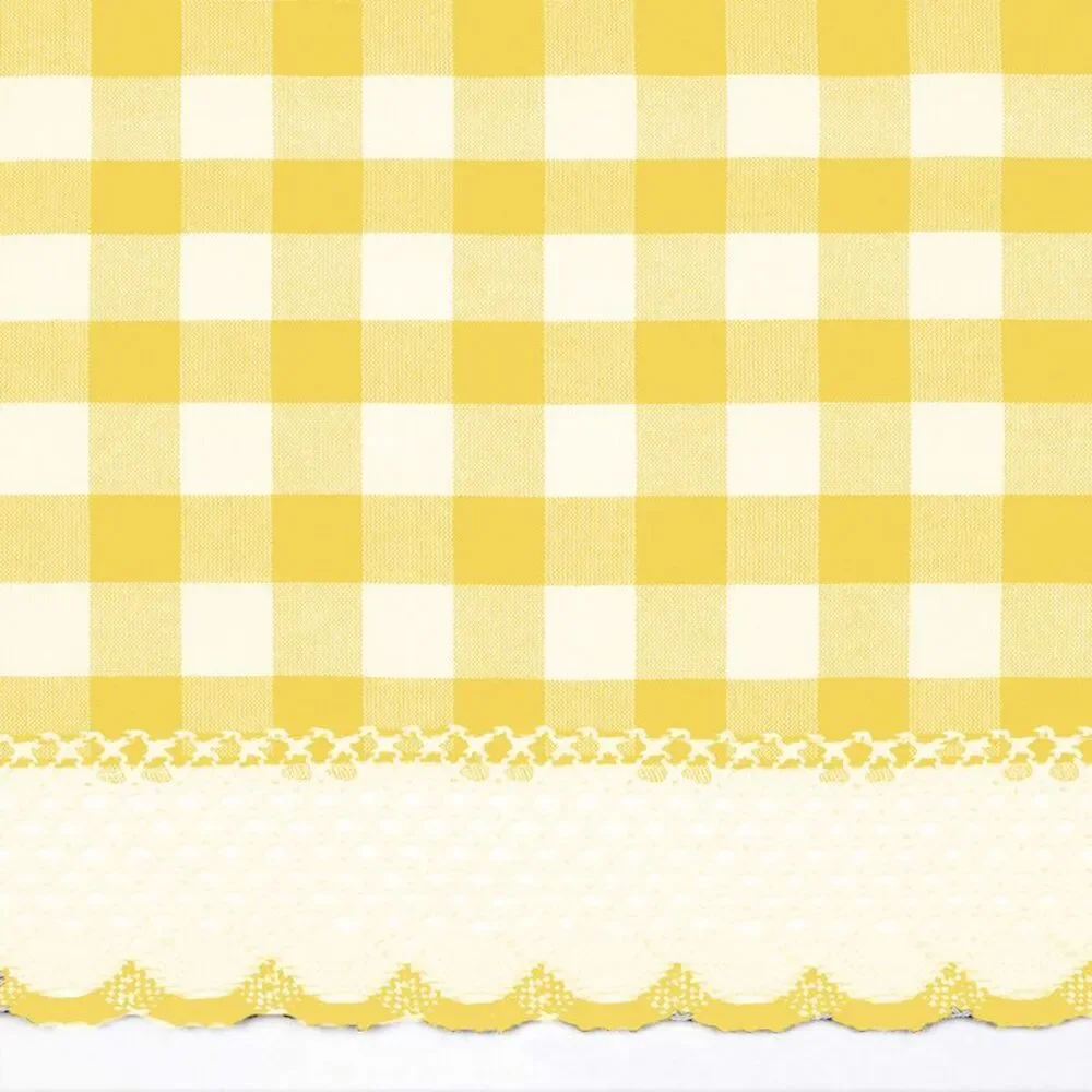Woven Trends Designer Home Modern Kitchen Curtain Panels, 24L x 29W Inches